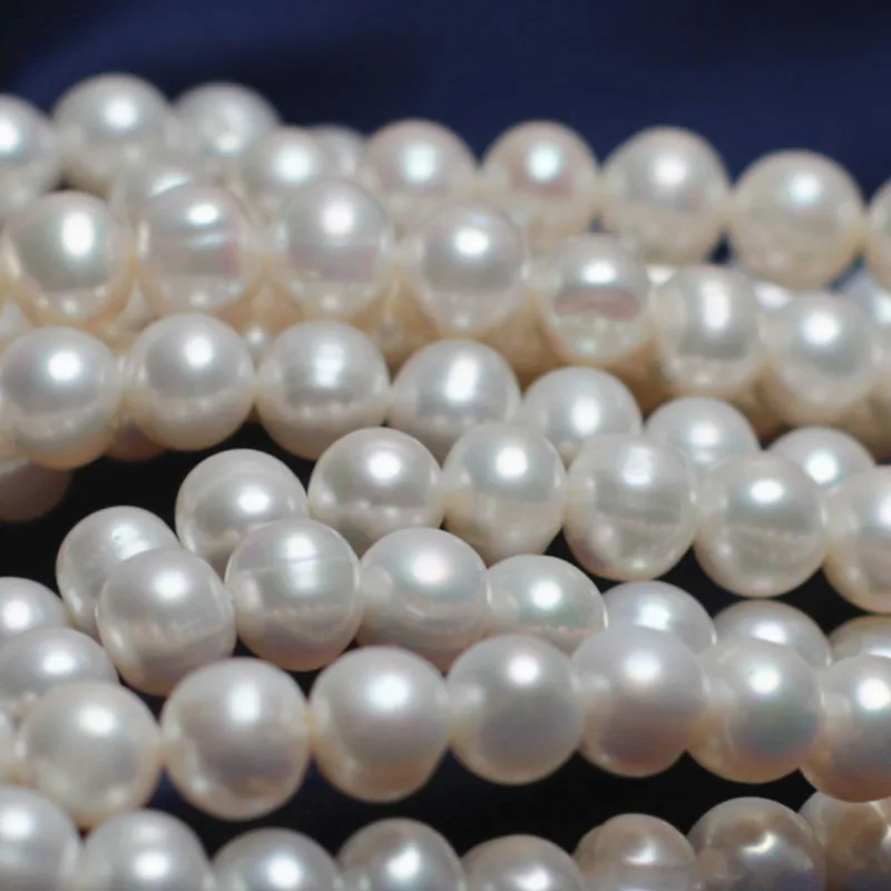 LOW MOQ 8-9 mm potato nice luster quality fresh water natural pearl price