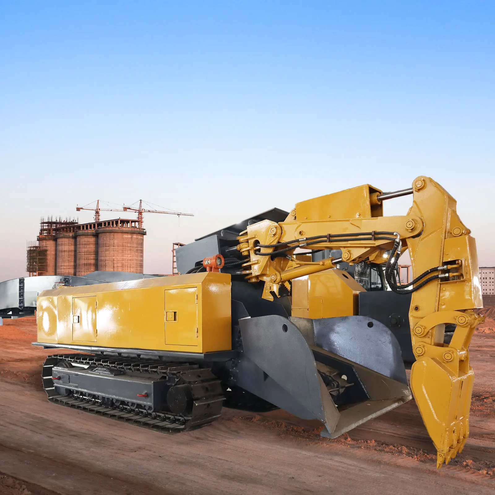 Environmentally friendly and energy-saving mucking loader and motor power 37KW tunnel machine