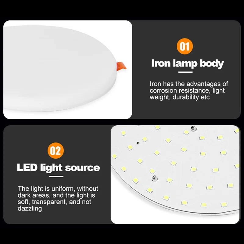 Indoor Panel Lighting Adjustable Recessed Mounted Frameless Round 3D Ceiling Led Panel Lights