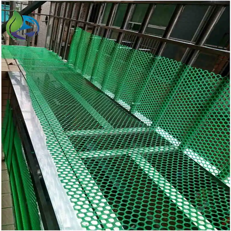 Plastic Geonet Hard Plastic Flat Mesh Net Plain Mesh Netting HDPE for Poultry Farming