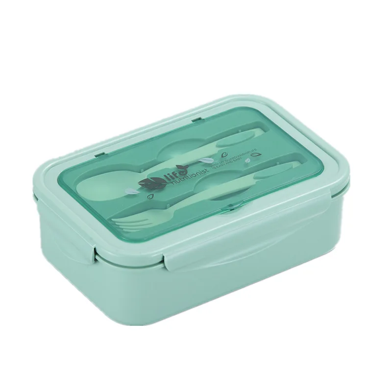 Yongli Reusable Food Grade Lunch Box Divider Premium 3 Compartment Silicone Collapsible With Spoon And Fork