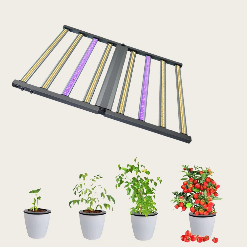 Промышленный светильник 8 бар 10 бар 1000w800w UV + IR Lm281b полный спектр Светодиодная лампа для выращивания