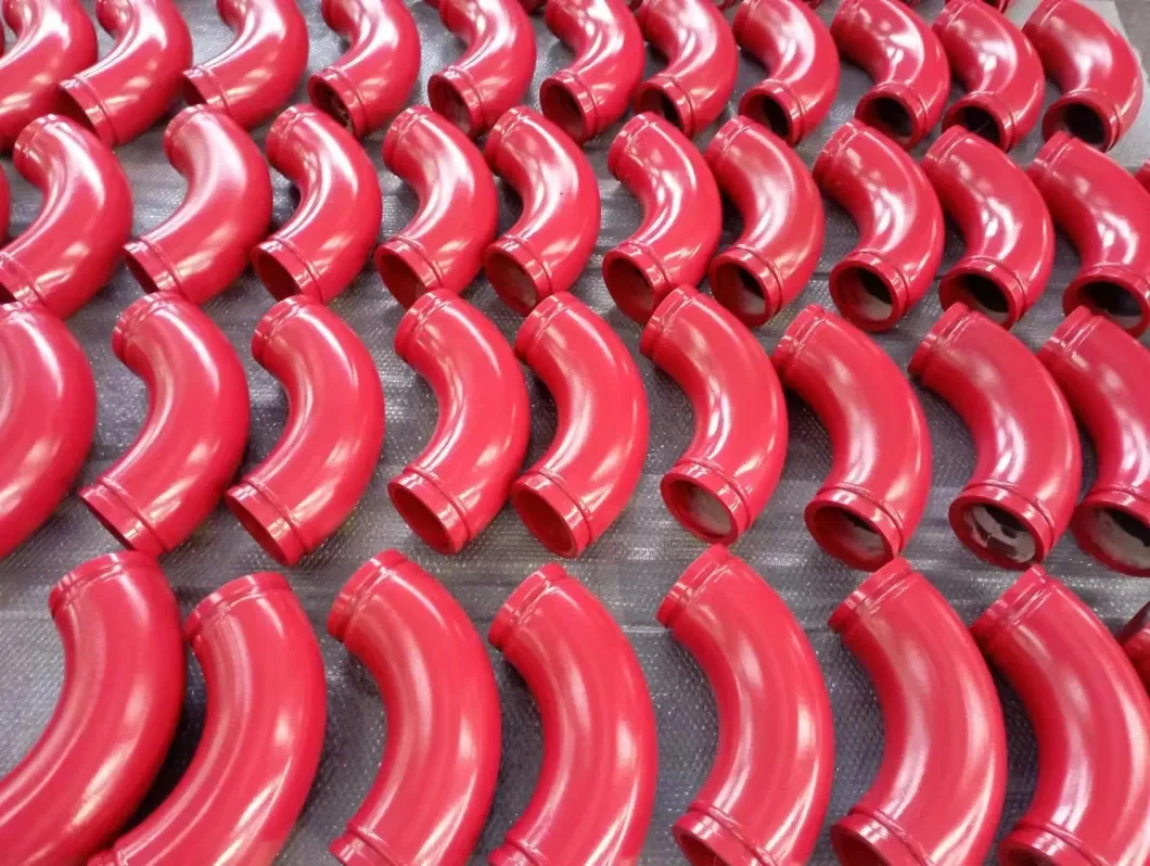 4m*4.5mm Concrete Pump Boom Pipe  ground pump pipes 30m3 ST52 DN125 concrete peristaltic pump