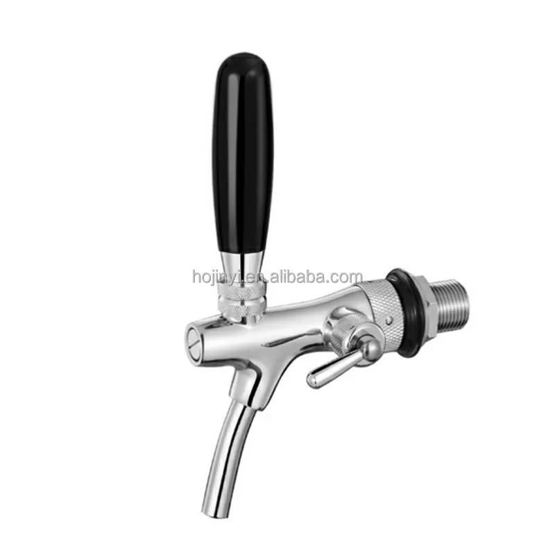 Beer Faucet Ball Lock Kit Stainless Steel Core Self-Closing Beer Tap Faucet