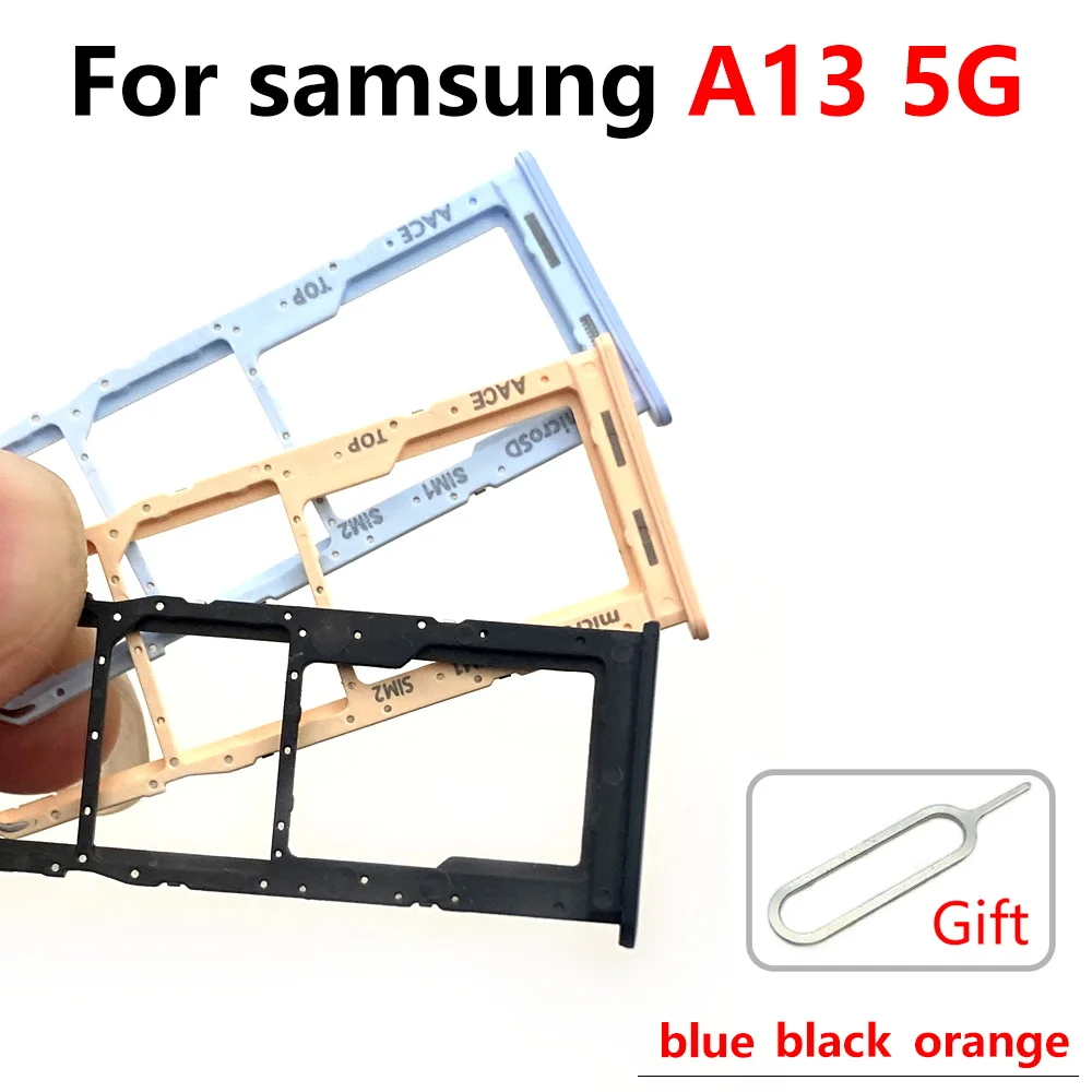 Карта памяти Micro SD Sim адаптер держатель для Samsung A13 A22 4G A33 5G SIM Слот карт корпус запасные части