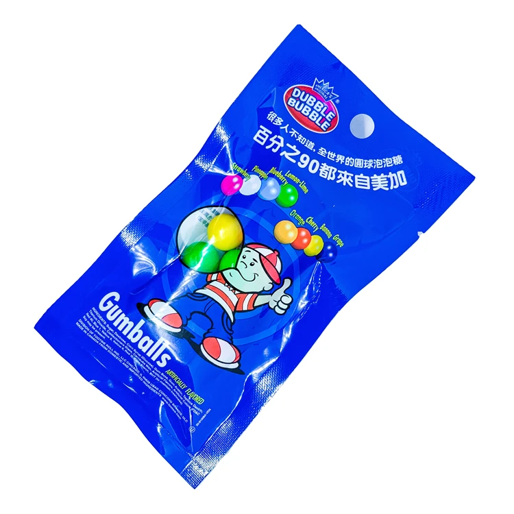 Hot Selling High Quality Multicolor Fruit Flavor Big Round Balls Colorful Bubble Gum For Sale