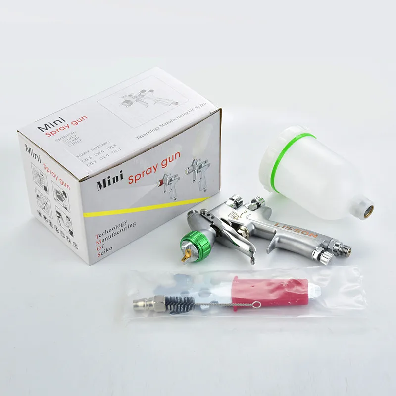 China Supplier Concrete Spraying Gun/Plastering Machine spraying gun 1.2mm Gravity Feed HVLP Paint Sprayer with cup 250ml