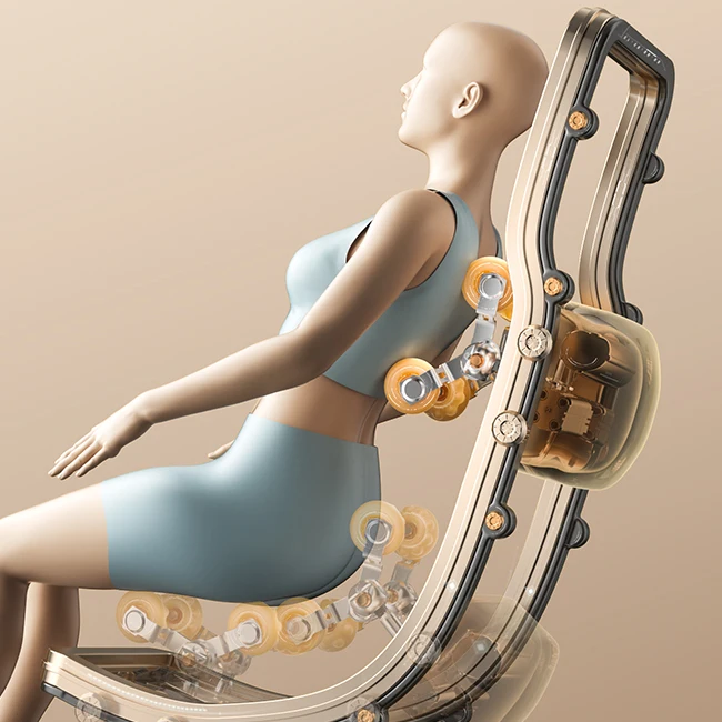 Home Luxury Chair Massager Hot Compress Auto Timing Massage Chair