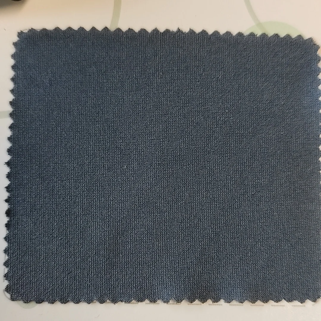 4 way stretch 92/8 spun polyester spandex interlock jersey fabric