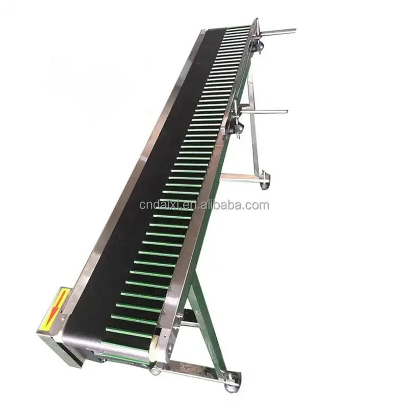 DAIXI automatic conveyor table adjustable speed line hand-held inkjet printer production date pagination conveyor belt