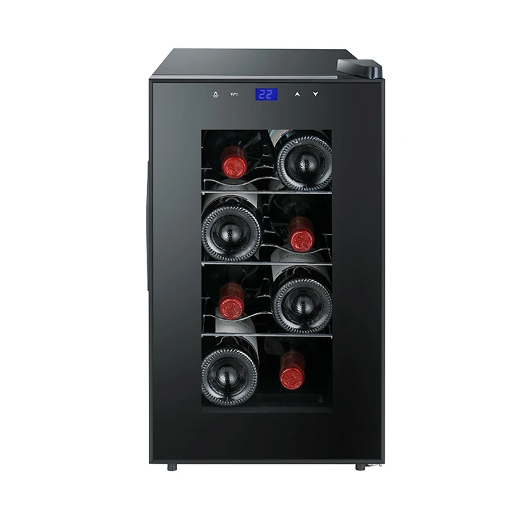 Cheap 8 Bottles Peltier Electric Thermoelectric Wine Cooler Refrigerator Cabinet