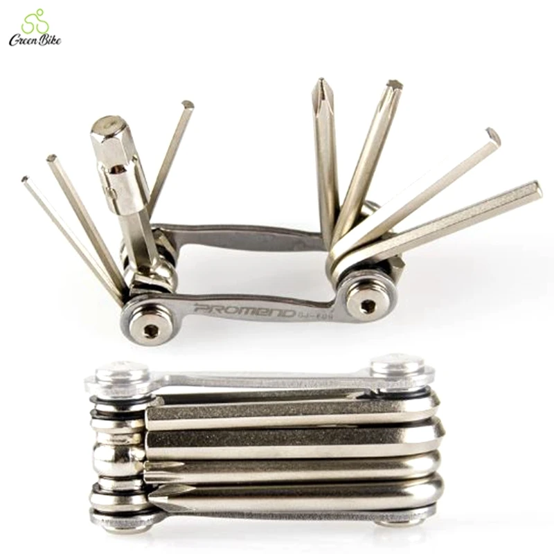 8 In 1 Chrome Vanadium Steel Easy Carry Multi Functional Bicycle Repair Tool Folding Bike