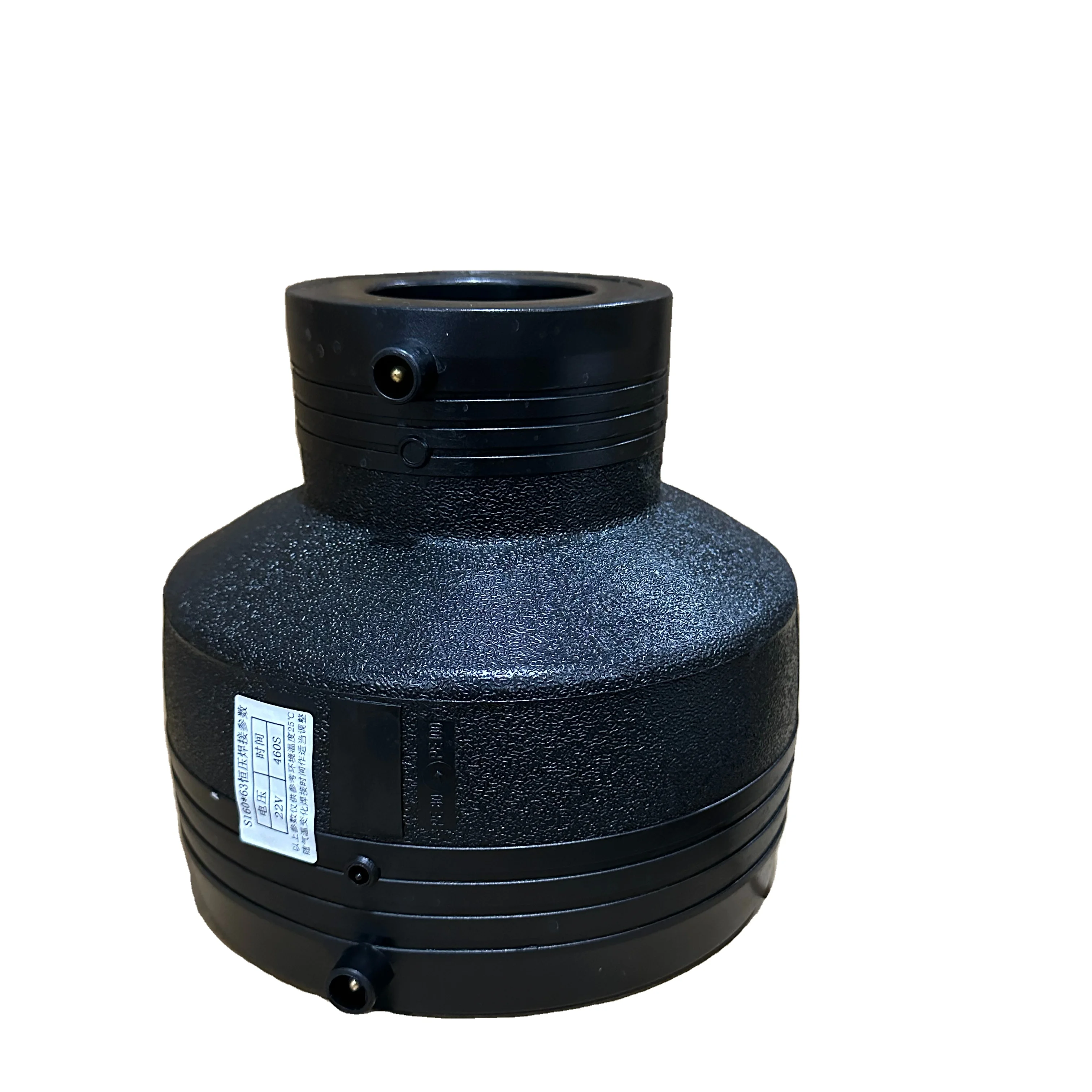 Оптовая цена производитель ISO стандарт HDPE фитинги для электрофузионных труб Dn160 * 63 SDR11