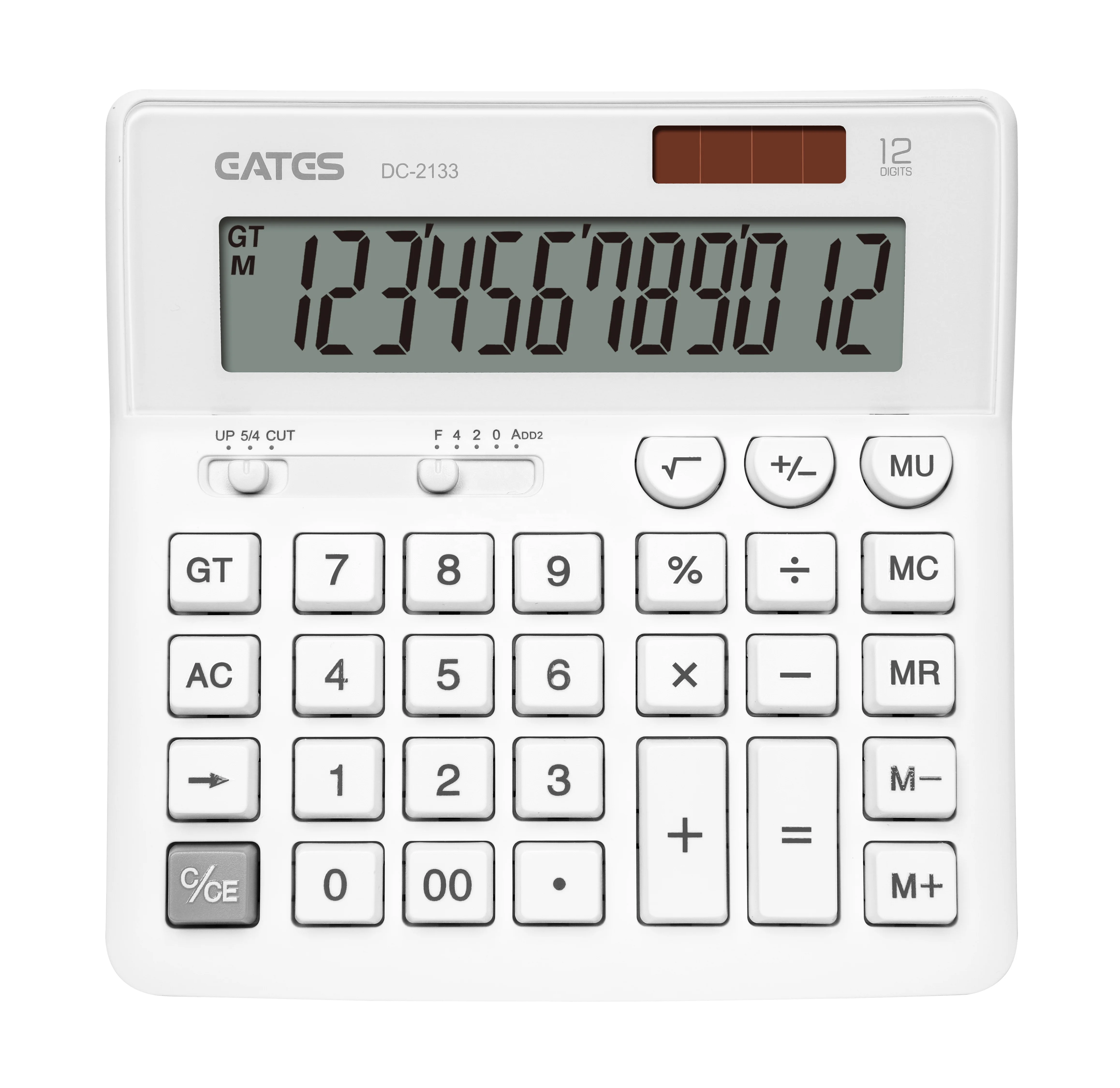 Office Calculator Big LCD Display Computer  Desk Calculator Desktop Counter Calculator Dual Power 12 digit