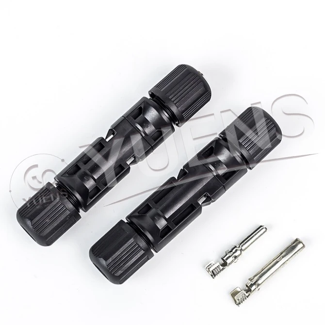 Yuens Solar Connector 1000V DC PV Solar Connector With TUV Certification Plastic Material Connector