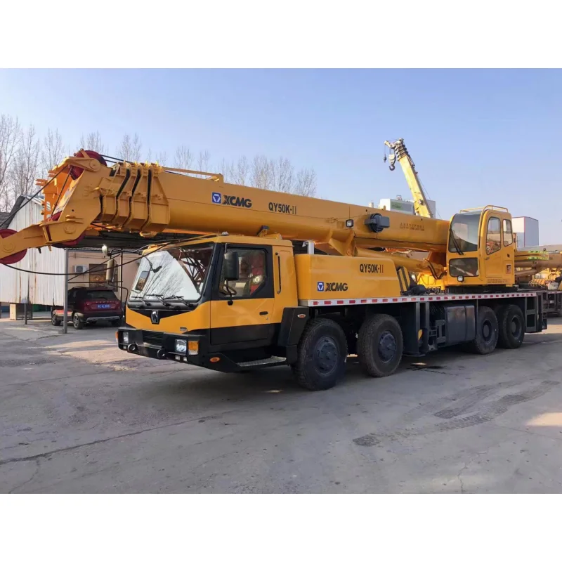 Лидер продаж Подержанный грузовой кран XCMG 50 тонн QY50KA гидравлический подъемный автокран в Шанхайском дворе