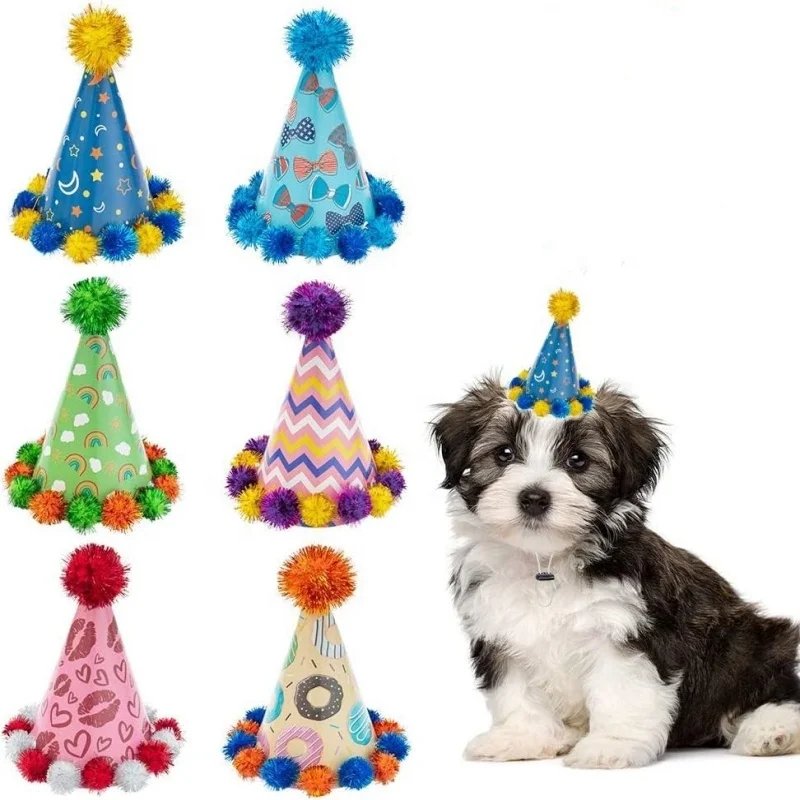 Birthday Party Accessories Dog Party Hat Pet Cap