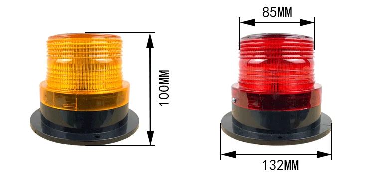 Navigation lights boat Solar marine signal revolving light for boats Led Solar Traffic Lights
