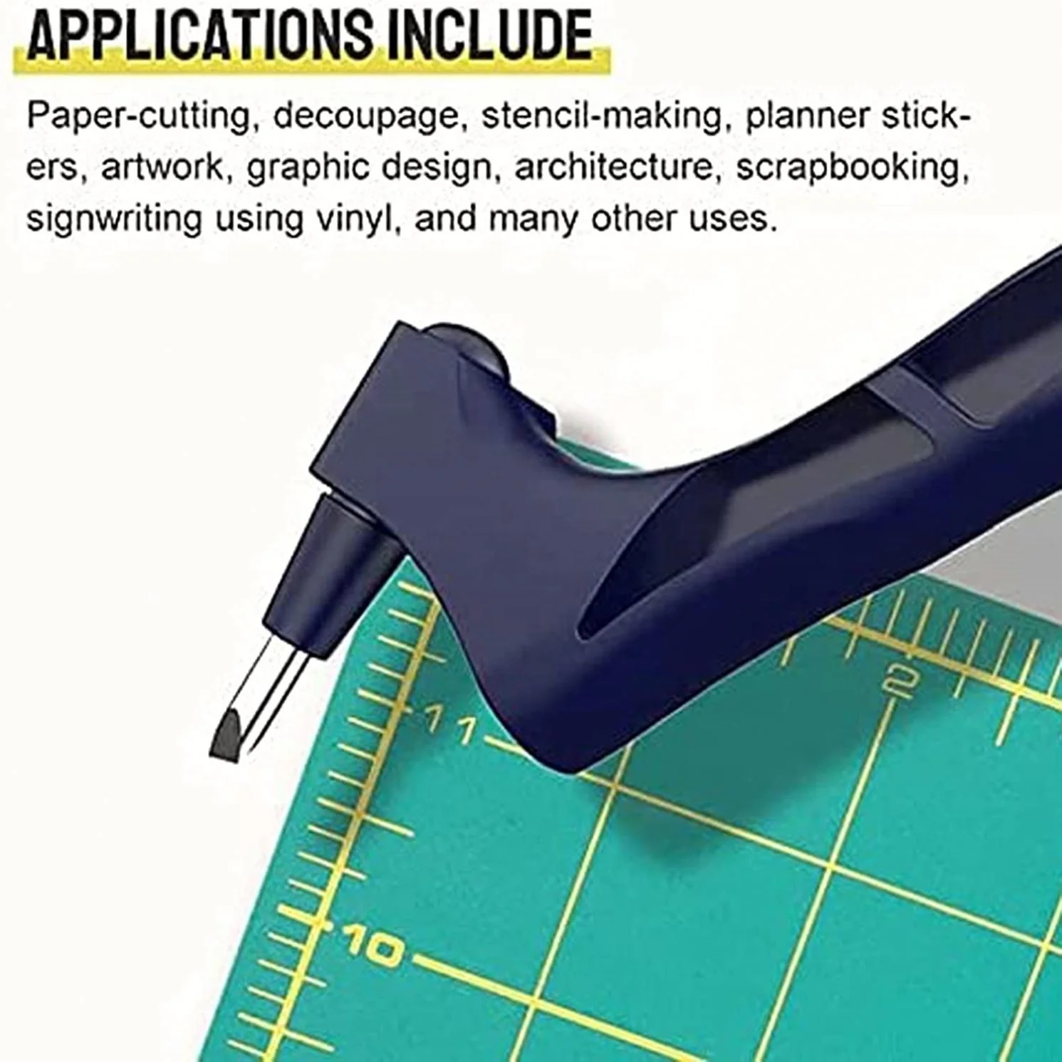  Craft Cutting Tools 360 Degree Rotating Blade Stainless Steel Knife Precision Carving Gyro Cutter Tool