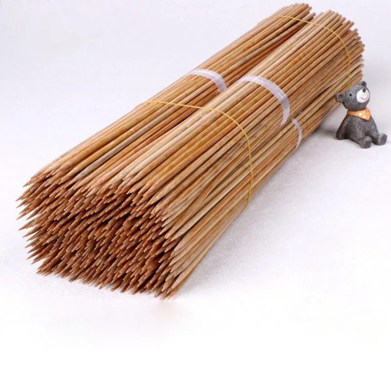 Disposable carbonized bamboo skewers are harder and better