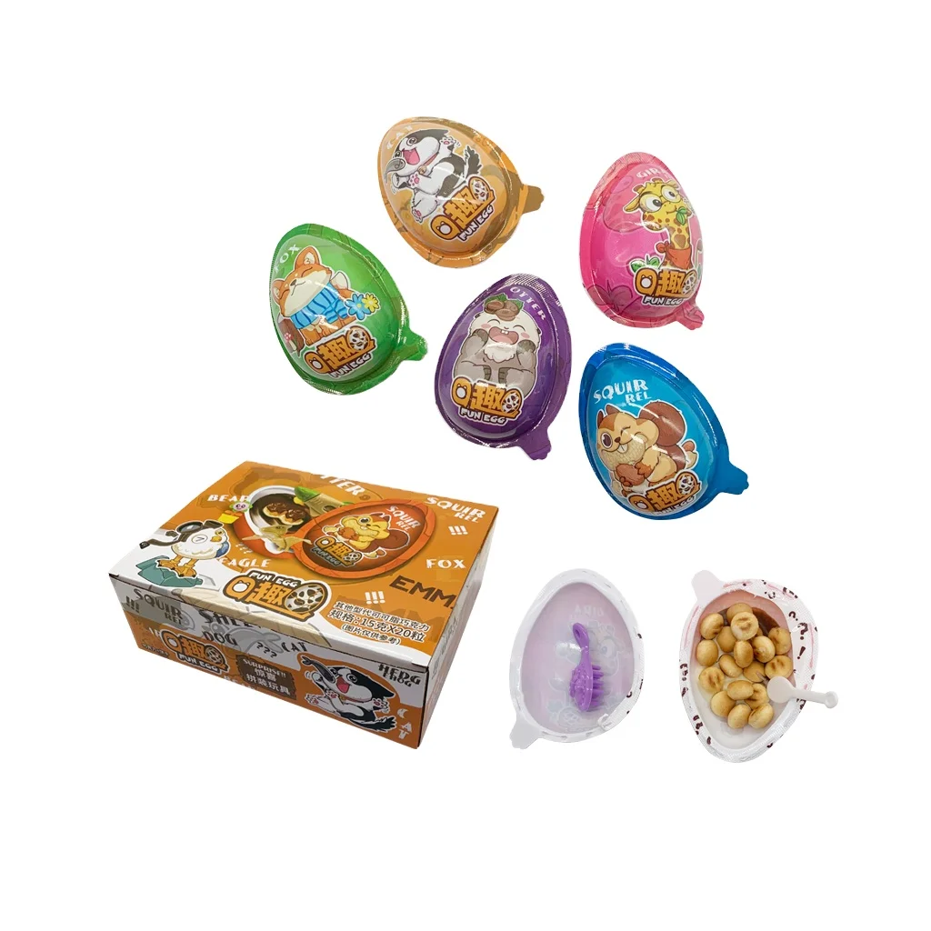 Surprise Chocolate Egg With Biscuit With Toy Candy