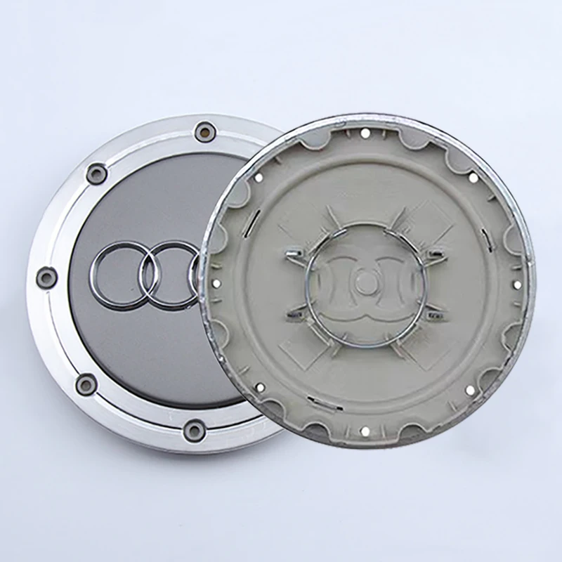 Automotive parts wheel hub cover A6C5A4B7TTA8 wheel center cover ABS rim tire center cap Audi logo wheel rim cover