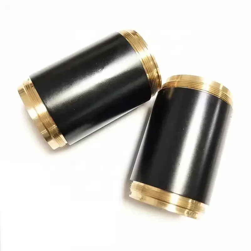 Oem Customized Cnc Turning Machined Brass Bush Sleeve Flanged Bushing Precision Cnc Machining Parts