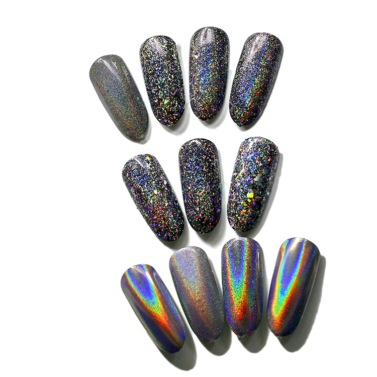 Зеркало блеск эффект косметический пигмент голографа порошок для ногтей авто живопись