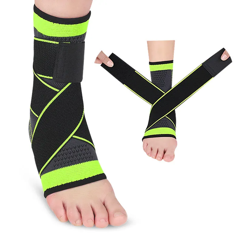Hot sale Ankle brace Compression Sleeve with Adjustable Strap Ankle support