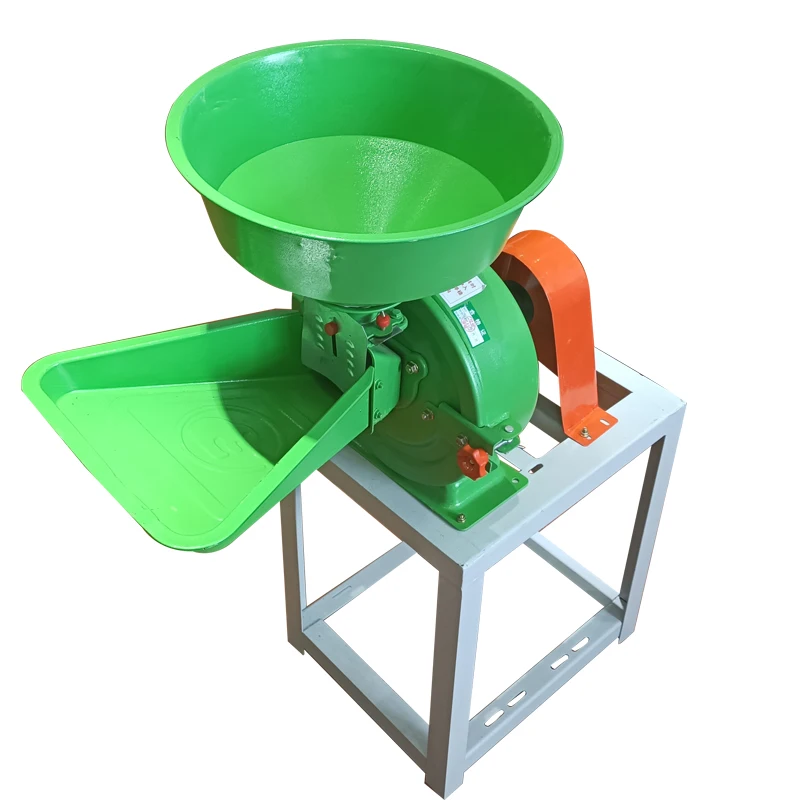 Home Use Corn Grinder Maize Flour Mill Machine Disc Mill Pulverizer Manufacturer