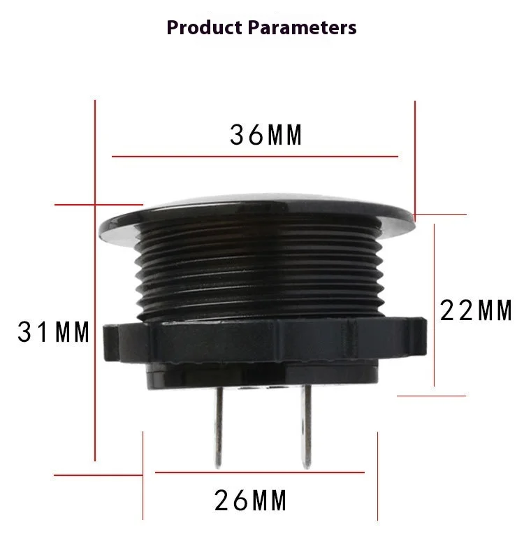 hot sale 12-24V   car battery  Waterproof LED Voltmeter Socket  or Boat Marine Motorcycle UTV Car