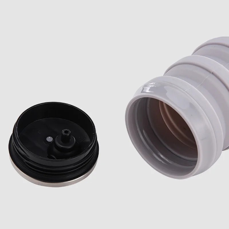 Factory Supplier Wholesale Foldable Water Bottle 480ml Folding Silica Gel Portable Water Bottle For Sport