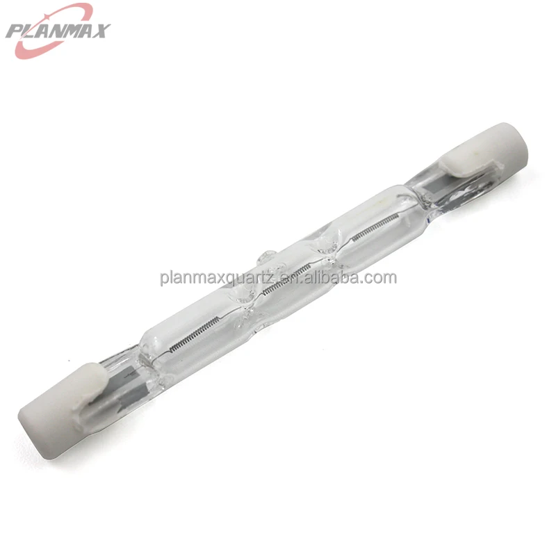 J118 Infrared Heating Lamp 175W 200W 250W 300W 500W Ruby Gold R7S Quartz Glass Halogen IR Heat Lamp