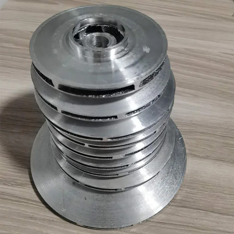 Cast aluminum centrifugal water pump impeller