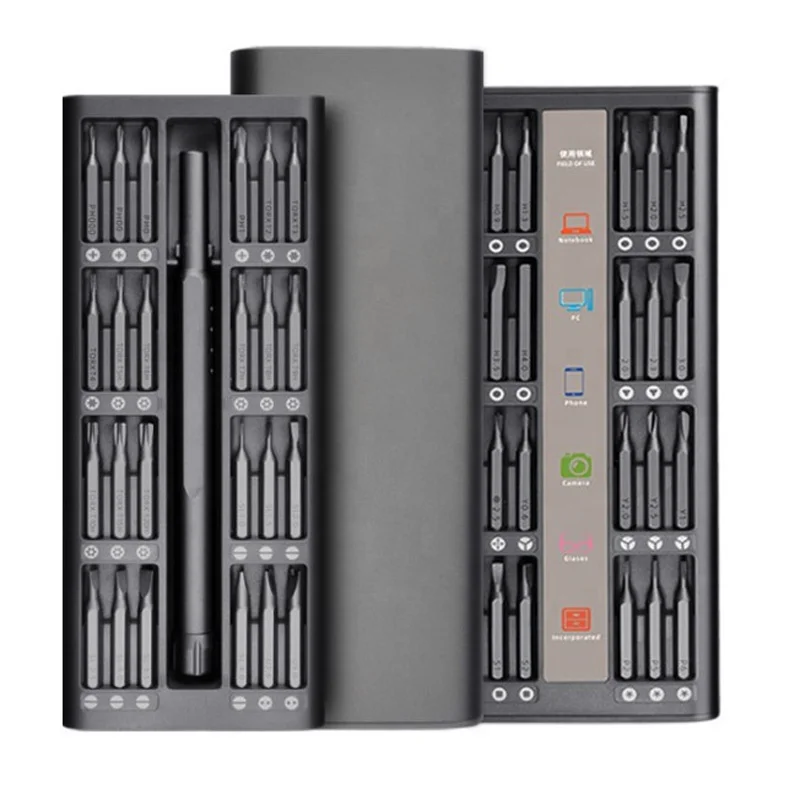 49-in-1 Mini S2 Steel Precision Screwdriver repair tool Set laptop repair tool kit with 48pcs Precision screwdriver bits