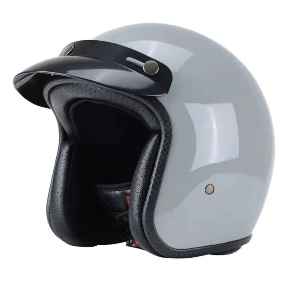 SUBO Custom COLOR and LOGO Electric scooter autobike Casco helmet DOT ECE Approval 3/4 Face motorcycle open face helmet