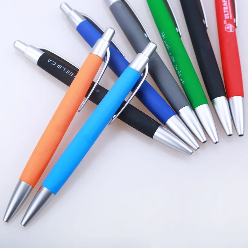 Wholesale promotional plastic ballpoint pen adverting pen with logo customized for school office business gift