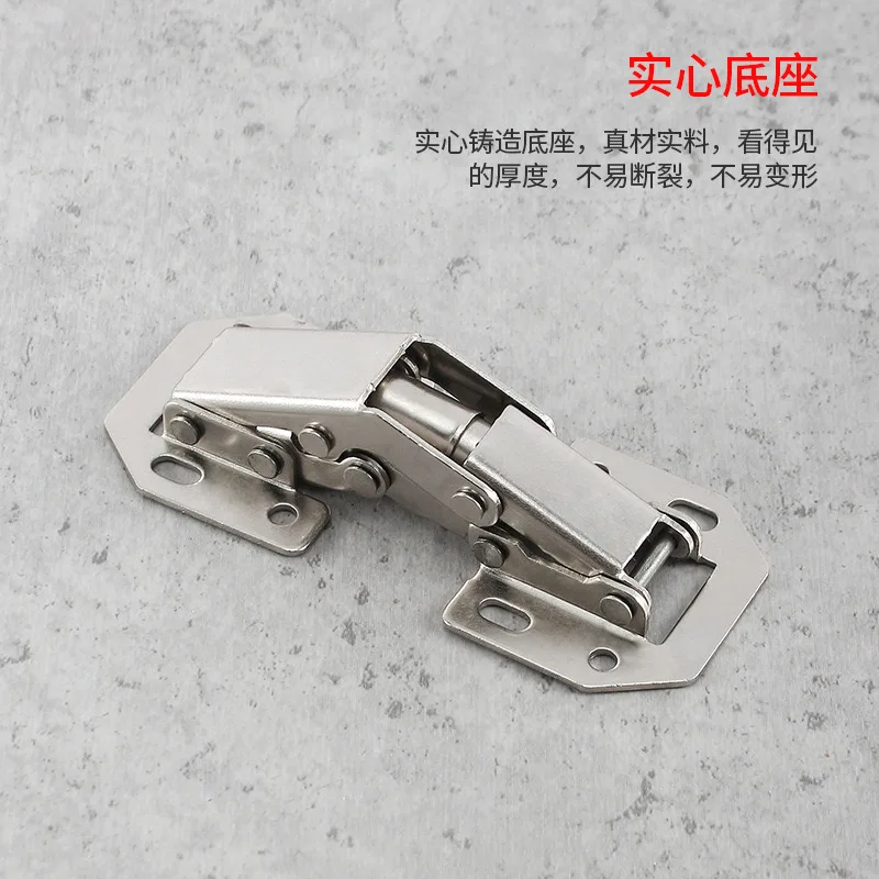 Thickened surface mounted 3 4 5 inch bridge hinges frog bullet hinge cabinet door furniture hydraulic hinge