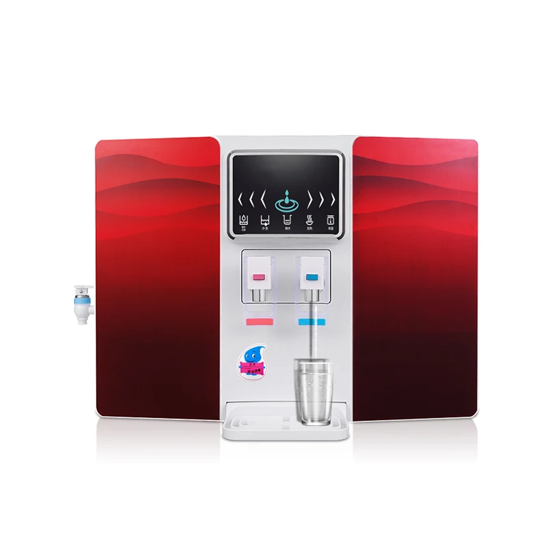 High quality hot cold water reverse osmosis desktop water dispenser and purifier