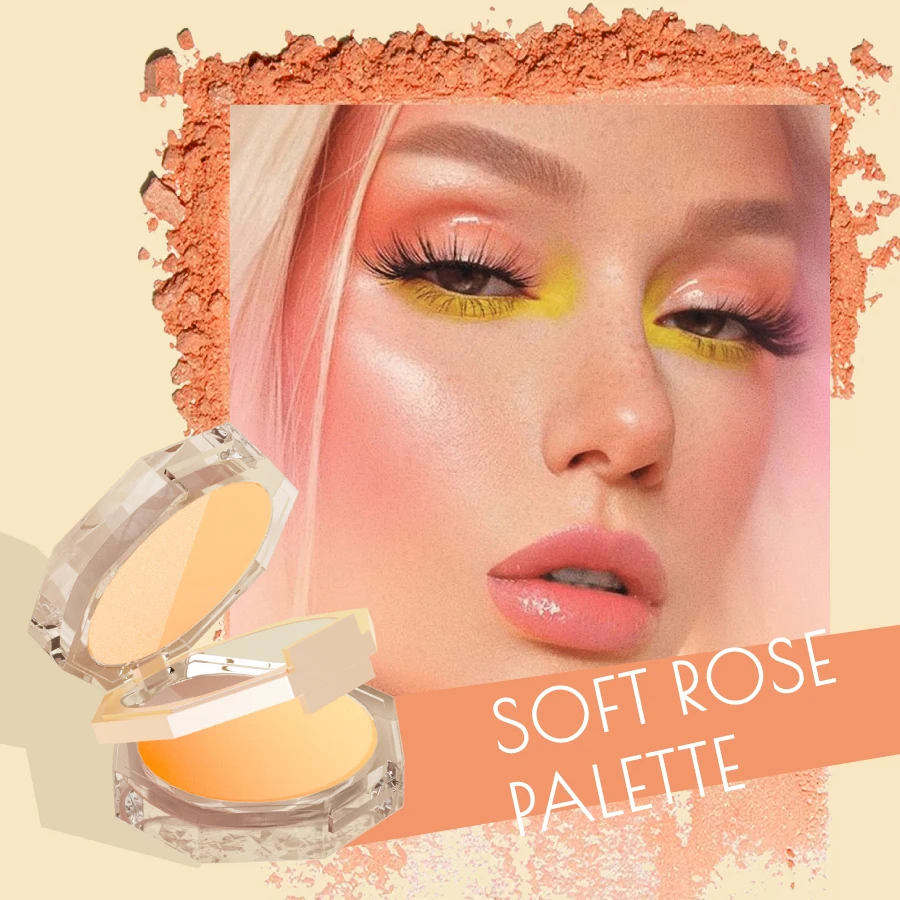 Eyeshadow blush palette Private Label makeup cosmetics