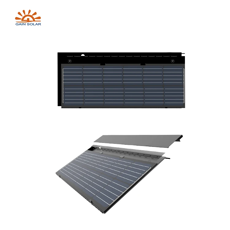 Clean Solar Energy Roof Tiles 600 Watt Solar Hybrid Inverter Windows 365 On-Grid Green Roof System 1260mm*480mm Solar Panels