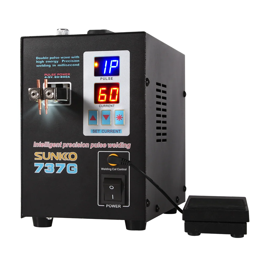 Точечный сварочный аппарат Sunkko 737G для точечной сварки со стандартными деталями продажи