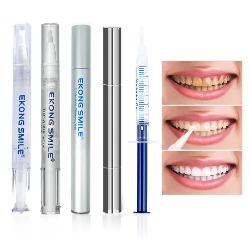 Nice Price OEM Whiten Yellow Tooth Hp Non Peroxide 2 3 5 10 ml Teeth Whitening Pen Gel For Home Use With Private Label