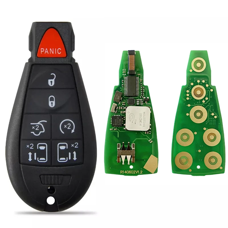 CN015100 Aftermarket 2011-2019 Chrysler Dodge Caravan Smart Key With Keyless Go Fobik 5026591AK IYZ-C01C 433Mhz PCF7945 10 Model