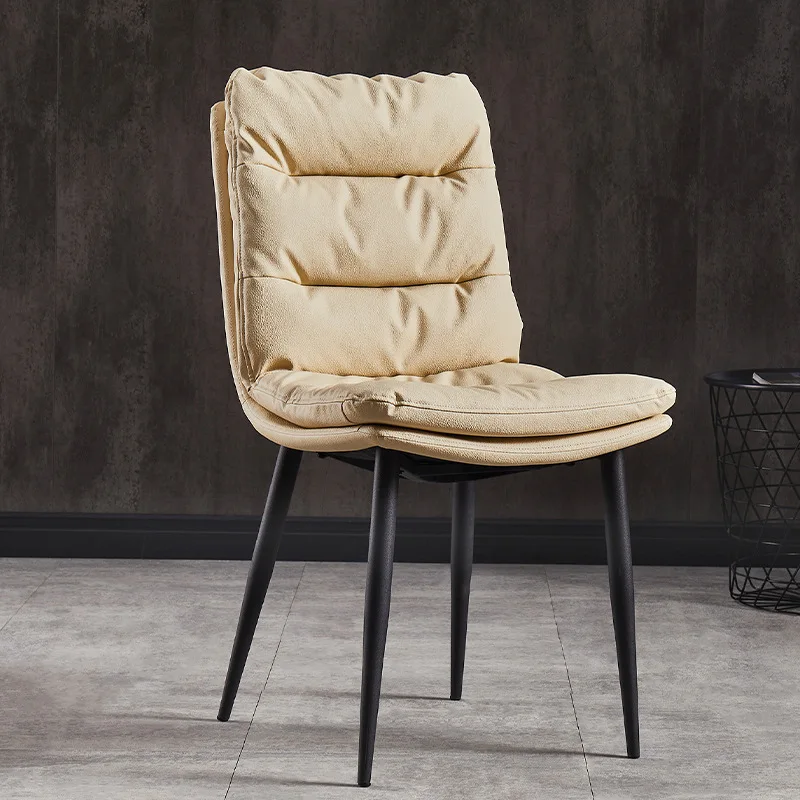 Dining chair home luxury Italian double-decker European chair hotel conference sofa makeup chair backrest table