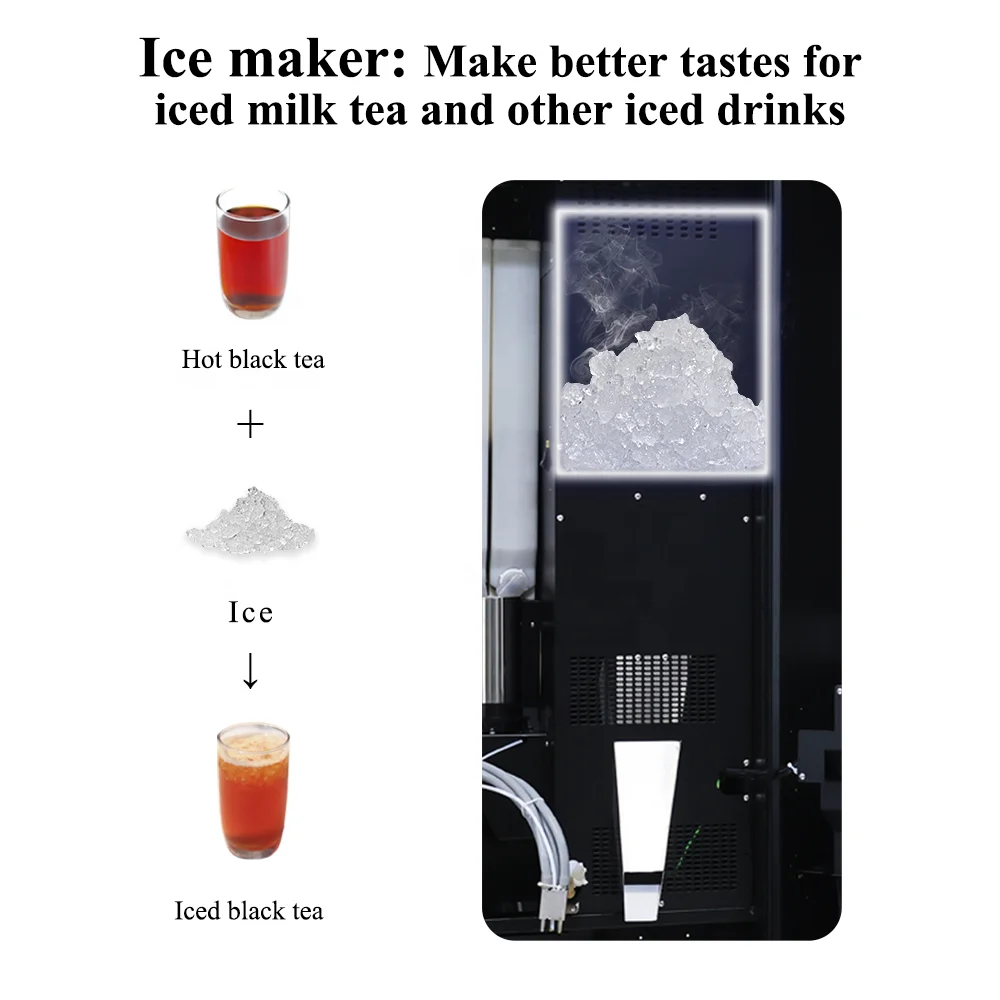 Top Fashion Robotics Arm Smart Tea Vending Machine Fully Automatic