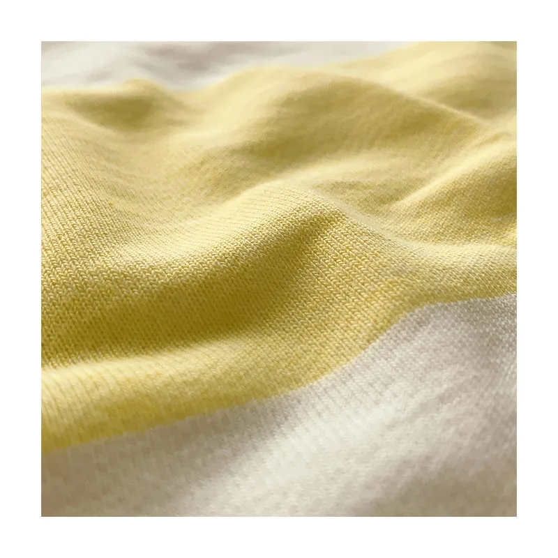  В широкую полоску 55% polyester42 % cotton3 искусственный шелк Классический Морской стиль высокое качество актуальная распродажа небольшая микс цветная французская махровая трикотажная