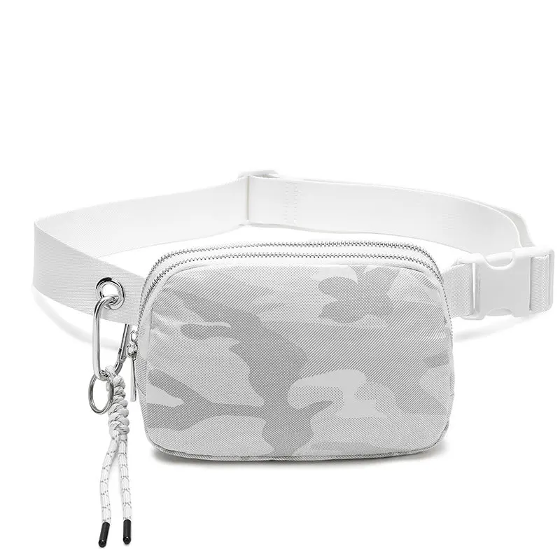 waterproof sport running chest bag Girls travel pouch hiking purse nylon women mini fanny pack belt waist gym bag