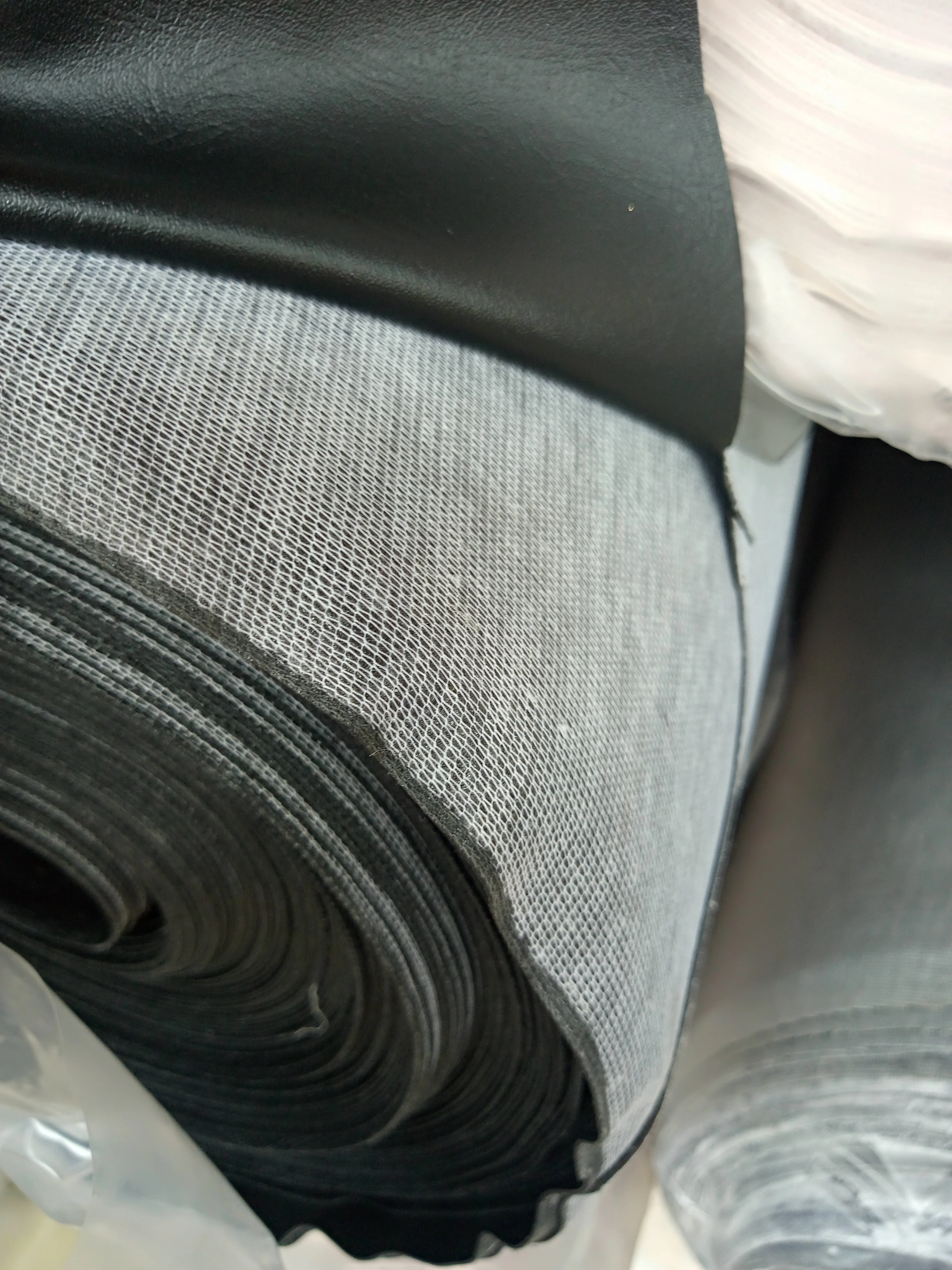 pvc leather stocklot sold in kilograms made in china