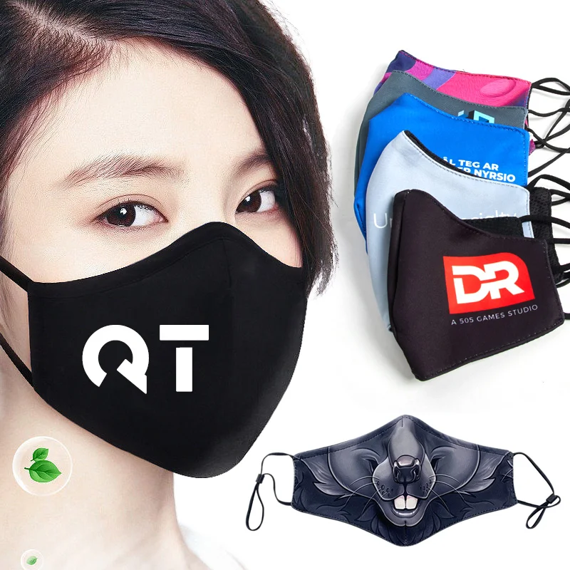 Free Proofing Customized Independent Packaging All Season Universal Multi-color Optional Cute Double-layered Mask